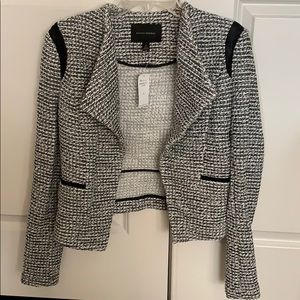 Banana Republic black and white blazer